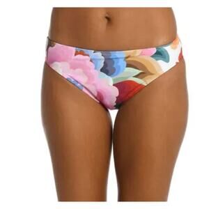 La Blanca Women's Hipster Swimsuit Bottom Floral Rhythm Size 10 NEW